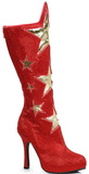 Ellie Shoes  Women's Red Superhero Star Boots