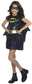 Ruby Slipper Sales 610750TODD Sequin Batgirl Costume For Toddlers - TODD