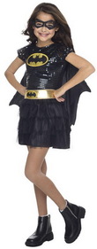 Ruby Slipper Sales 610750M Batgirl Sequin Costume for Kids - M