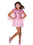 Ruby Slipper Sales 610751-000-TODD Supergirl Pink Sequin Costume For Kids - TODD