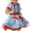 Ruby Slipper Sales PP4479-182T The Wizard of Oz Dorothy Costume for Toddlers - NS2