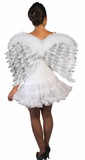 Ruby Slipper Sales  74699F  White Angel Feather Glitter Wings Accessory, OS