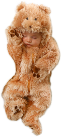Ruby Slipper Sales PP4181-AS-3-6M Snuggle Bear Costume for Toddler - NS