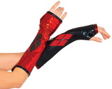 Ruby Slipper Sales 32227 Harley Quinn Fingerless Gloves for Women - NS