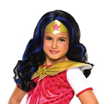 Ruby Slipper Sales 32971 DC SuperHero Girls Wonder Woman Wig - OS