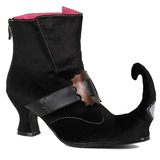 Ellie Shoes 253-IRINA-9 Witch Adult Black Boots - F9
