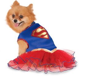 Ruby Slipper Sales 580324S Supergirl Tutu Pet Costume - S