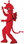 76622 Red Dragon Mascot Costume