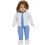 Dream Weavers Costumers 16C-006DOLL Doctor Child 18in Doll Costume