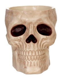 Seasons Z28083 8" Skull Candy Bowl - NS