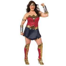 Ruby Slipper Sales 820655 Justice League Movie Wonder Woman Adult Plus Costume - OS
