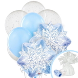Birthday Express 250784 Snowflake Winter Wonderland Balloon Bouquet