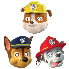 Amscan 360159 Paw Patrol Paper Mask Favors (8 Pack) - NS