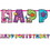 Amscan 252147 Hello Kitty Rainbow Jumbo Letter Banner Kit