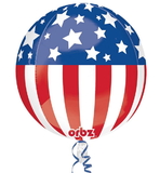 Mayflower Distributing 63413 Patriotic Foil Balloon - NS