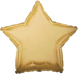CTI 252676 Antique Gold Star Foil Balloon