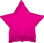 CTI 813020A Bright Pink Mylar Star Balloon (each) - NS