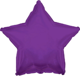 CTI 813030A Purple Mylar Star Balloon (each) - NS