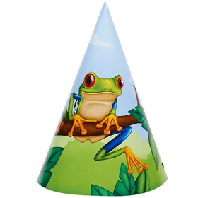 BIRTH5000 Jungle Party Cone Hats (DC Only) - NS2