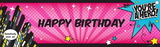Birthday Express 254384 Superhero Girl Birthday Banner Standard 18