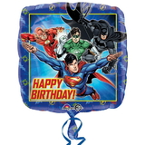 Mayflower 255250 Justice League Happy Birthday Foil Balloon