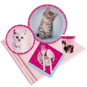 Birthday Express 256036 Rachaelhale Glamour Cats 16 Guest Party Pack