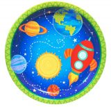 Rocket to Space 9 Dinner Plates (8)