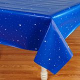 Rocket to Space Theme Tablecover (Blue/Wht Stars)