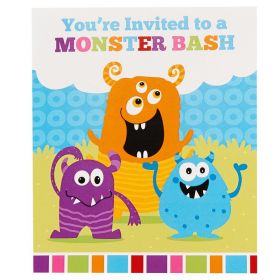 BIRTH5000 256909 Monsters Invites (8) - NS