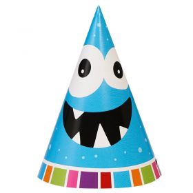 BIRTH5000 256916 Monsters Cone Hats (8) - NS