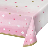 322255 Twinkle Twinkle Little Star Pink Tablecover