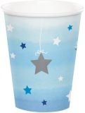 Twinkle Twinkle Little Star Blue 9oz Paper Cups (8)