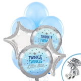 BIRTH9999 Twinkle Twinkle Little Star Blue Balloon Bouquet - NS