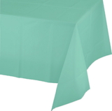 Creative Converting 318900 Mint Plastic Tablecover - NS