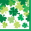 Amscan 711732 Happy St. Patrick's Day Bloom Lunch Napkin (36) - NS