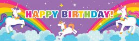Fairytale Unicorn Party Birthday Banner