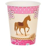 BIRTH5000 258192 Western Cowgirl Party 9oz Paper Cups (8) - NS