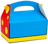 Blue and Red - Empty Favor Boxes (8) - NS