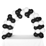 Celebration Tabletop Balloon Arch-Black & White