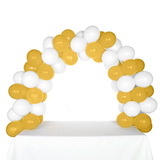 Celebration Tabletop Balloon Arch-White & Gold