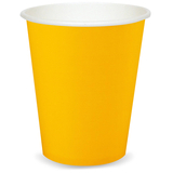 BIRTH5000 258969 Bright Yellow 9 oz. Paper Cup 8ct. - NS