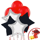 Birthday Express 259405 Silver & Black Balloon Bouquet