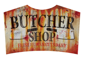 Sunstar 259882 Metal Sign - Butcher Shop