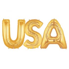Birthday Express 260510 Jumbo Gold Foil Balloons-USA