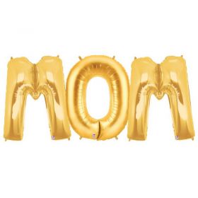 Birthday Express 260511 Jumbo Gold Foil Balloons-MOM