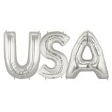 Birthday Express 260524 Jumbo Silver Foil Balloons-USA