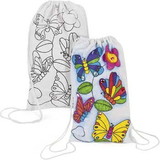 Fun Express 108300 Color Your Own Butterfly Backpack (12 Pack)