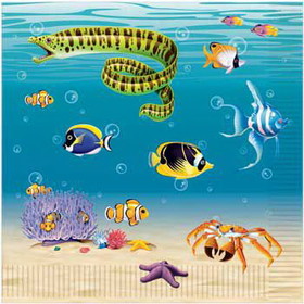 Beistle 107153 Ocean Party Napkins (16-pack) - NS