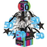 50th Birthday Mini Foil Centerpiece