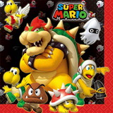 Amscan 106416 Super Mario Luncheon Napkins (16 Pack)